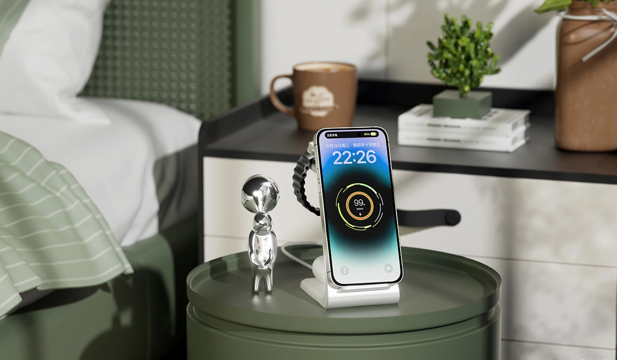 无线充电器设计-无线充电器外观设计-无线充电器产品工业设计